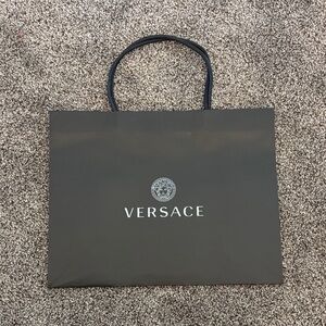 Versace Charcoal Designer Tote